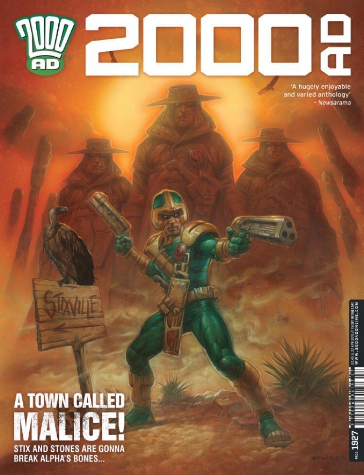2000 AD Prog 1927: A Town Called Malice! (Paperback, 2015)