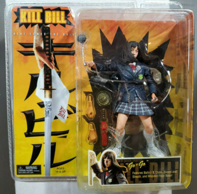 Kill Bill Series 1 GO-GO action figure~Ball & Chain, Sword & Sheath~NECA~NIB