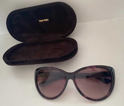 TOM FORD TF 230 83T MALIN PURPLE GRADIENT AUTHENTIC SUNGLASSES 61-13  