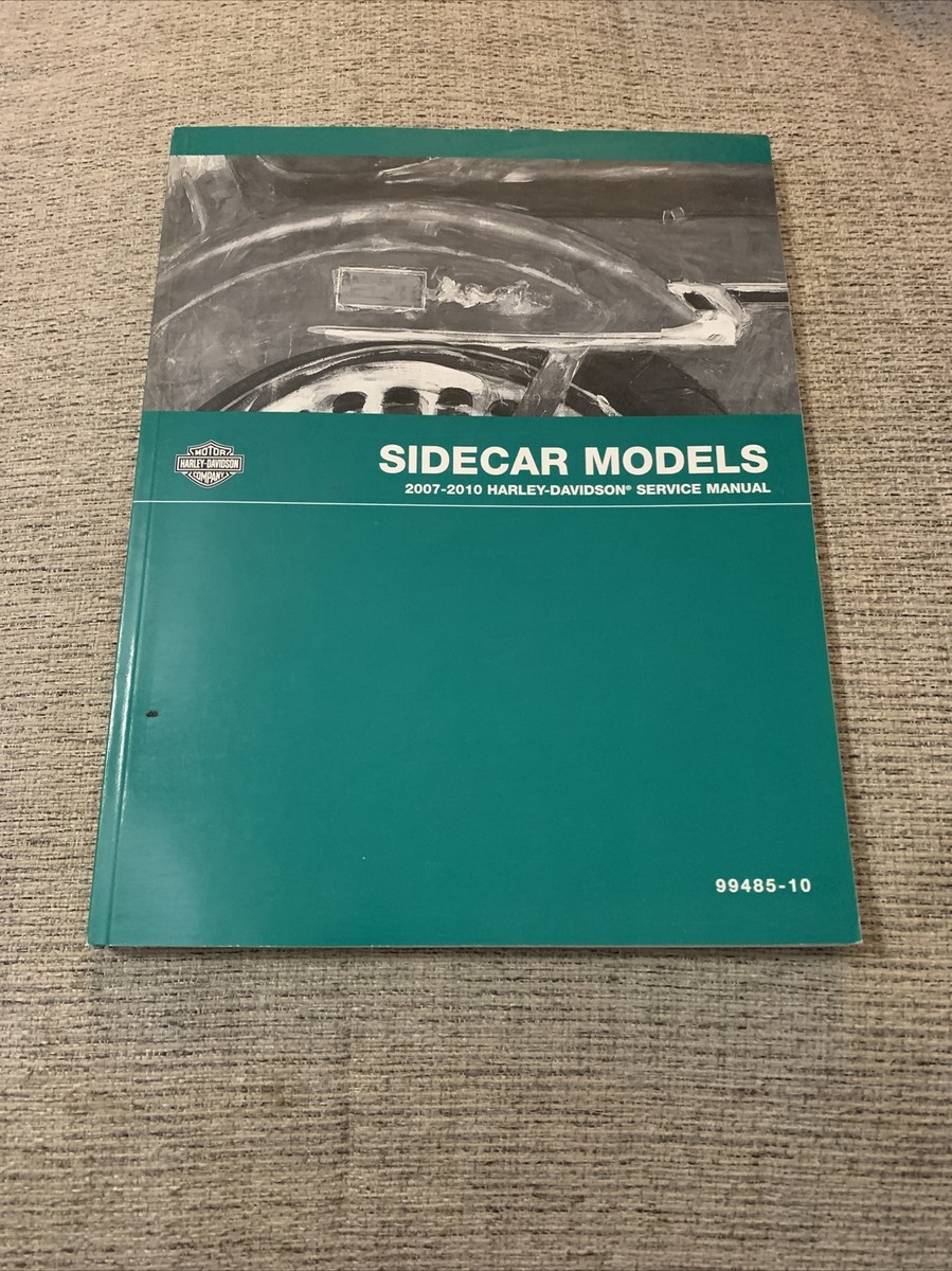 2007-2010 Harley Davidson Sidecar Models Service Manual OEM 99485 