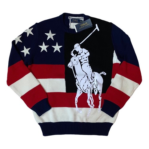 Big Pony Americana Crew Neck Sweater 
