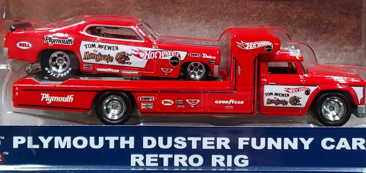 Hot Wheels Plymouth Cuda Duster Funny Car Snake Mongoose Team