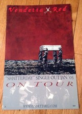 VENDETTA RED heavy11x17 promo tour poster SHATTERDAY 2003 screamo seattle
