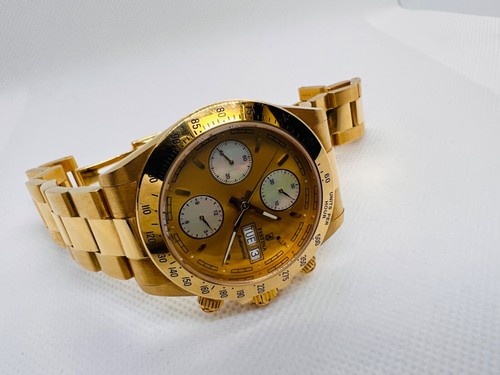 RARE FESTINA Chronograph F652-F25A- Solid 18K Gold “Daytona Style” SWISS MADE - Picture 24 of 24