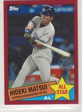 HIDEKI MATSUI ALL STAR 2020 TOPPS 1985 Series 2 35TH RED parallel #d 03/10