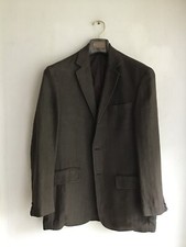 Polo Ralph Lauren - Italy Brown Herringbone Linen Sport Coat 38R