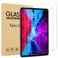 For Apple iPad Pro 12.9 (2021/2022) 5th/6th Gen Tempered Glass Screen Protector