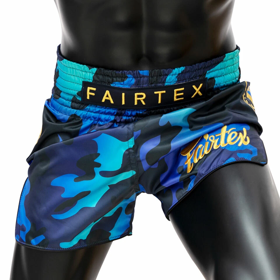 Fairtex BS1916 Slim Cut Golden Jubilee Muay Thai Fight Shorts