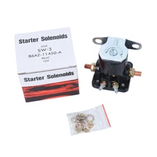12V STARTER SOLENOID RELAY SW-3 Black Fits 1958-1991 Lincoln Mercury Ford Jeep