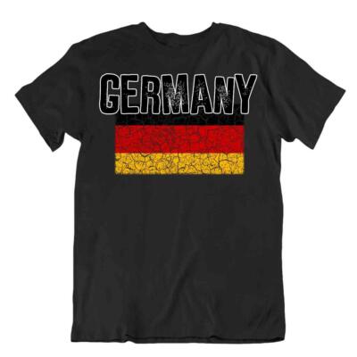 Deutschland Flagge T-Shirt Souvenir Reise Patriot Fahne nationaler Stolz Mode