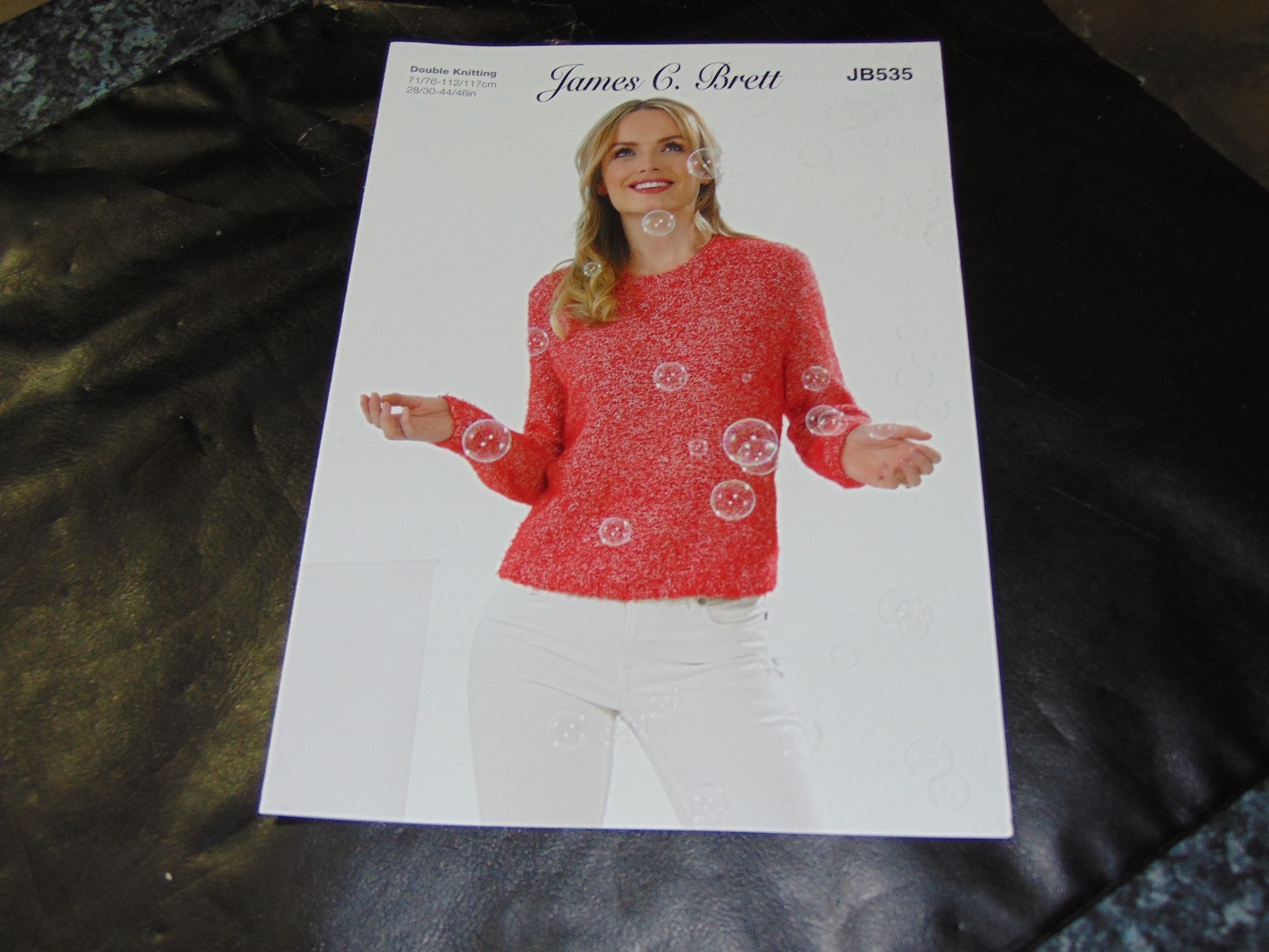 James C Brett Double Knitting Pattern JB535 Sweater 71/76 - 112/117 cm