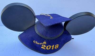 Disney Class of 2018 Leilani Graduation Mickey Mouse Ear Hat 
