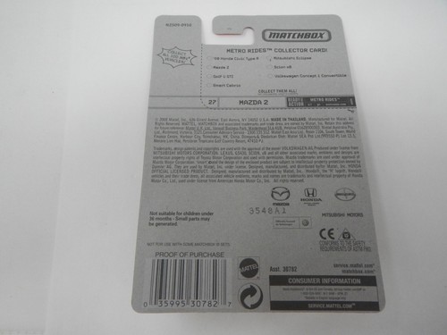 Matchbox METRO RIDES Mazda 2 #27 (1) - Picture 4 of 4