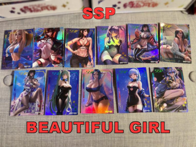 NEW Beautiful Girl Set CHOOSE YOUR SSP - Sexy Anime Waifu TCG