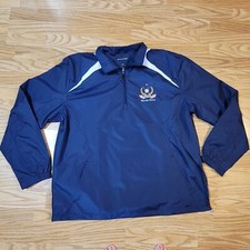 SPORT-TEK MEN'S XL WIND BREAKER JACKET Tom Henke Charity Classic Golf Rusty 