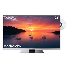 Sylvox 22 inch Smart 12 Volt RV TV DVD Player Combo FHD 1080P WiFi Camper boat