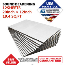 19.4sqft Sound Deadener Auto Car Insulation Heat Sound Thermal Blocker 0.27 19.4sqft Sound Deadener Auto Car Insulation Heat Sound Thermal Blocker 0.27
