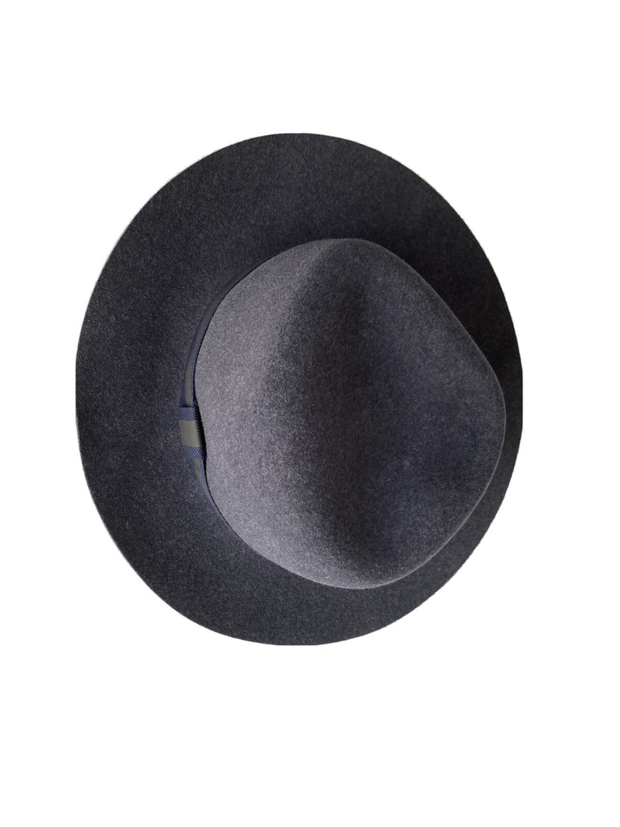 New Rag & Bone Fedora Hat Size M NAVY | eBay display picture 1