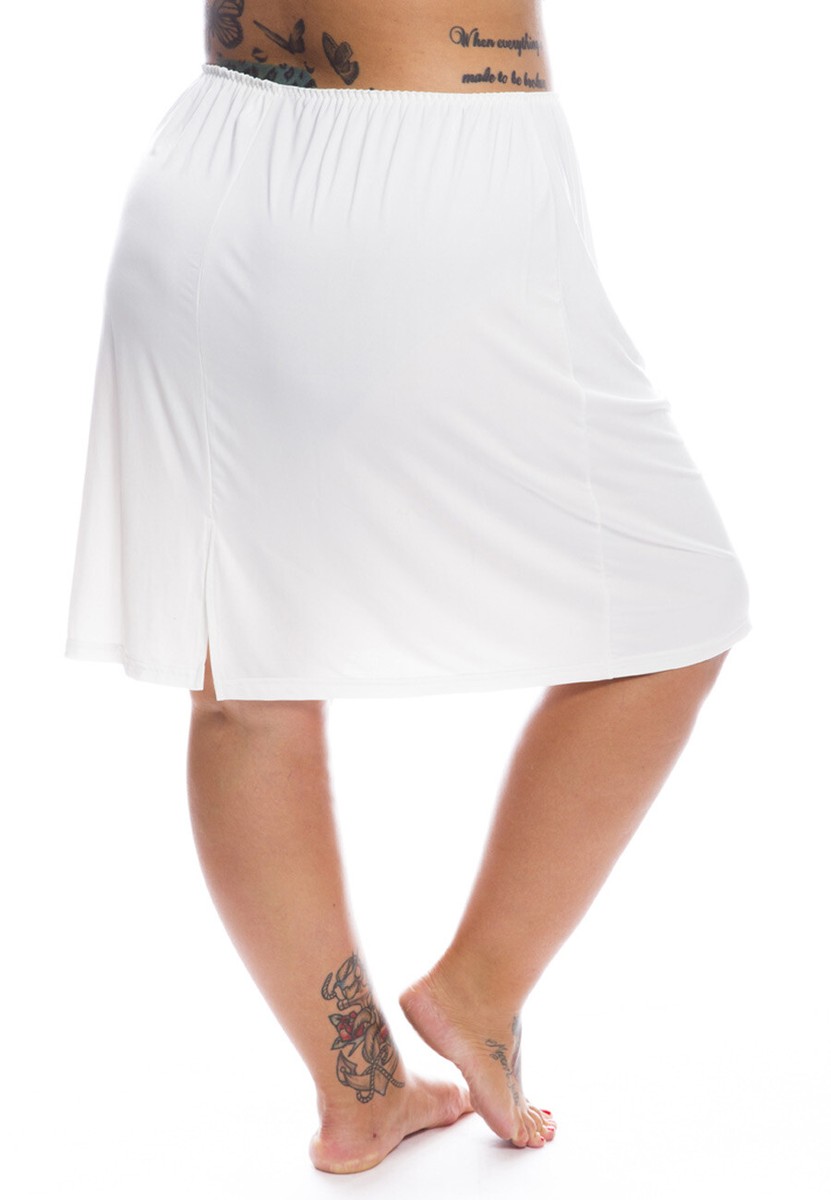 Plus Size Waist Slip Petticoat Undergarment Underskirt Half-Slip