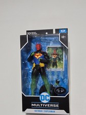 McFarlane Toys DC Multiverse Batman  Superman Fusion Platinum Edition Figure NEW