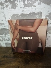 NWT SKIMS Seamless Sculpt Mid Waist Thigh Short Mica Brown Size XS