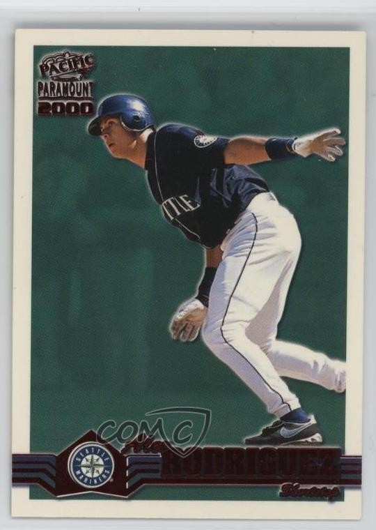 2000 Pacific Paramount Ruby Alex Rodriguez #225 03xg