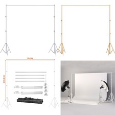 Heavy Duty Photo Studio Photography Backdrop Stand Kit Portable Background