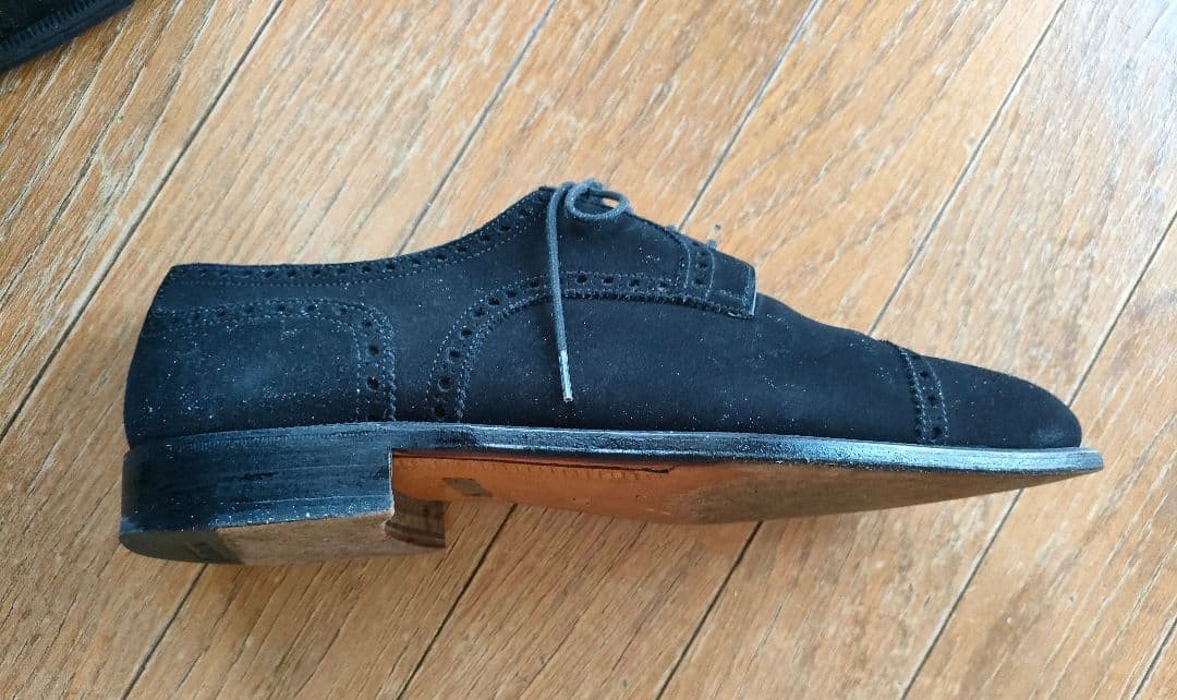 GUCCI Men's Dress Shoes Loafers Suede Black EU40/US6.5 112993c thumbnail 4