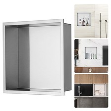 304 Stainless Steel Shower Niche Waterproof 304 Stainless Steel Wall Insertion