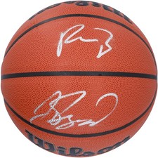 Paolo Banchero & Jalen Suggs Magic Signed Wilson Authentic Series Basketball