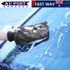 Double-sided Car Cleaning Gloves Soft Strong Water Absorption Care Dust Removal