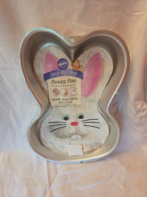 Wilton Easter Bunny Pan Takes Any 2-Layer Cake Mix, Instructions Included