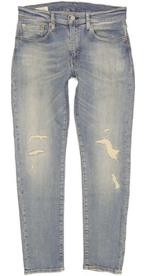 Levi's 512  Herren Blau Tapered Slim Stretch Jeans W30 L29 (102962)