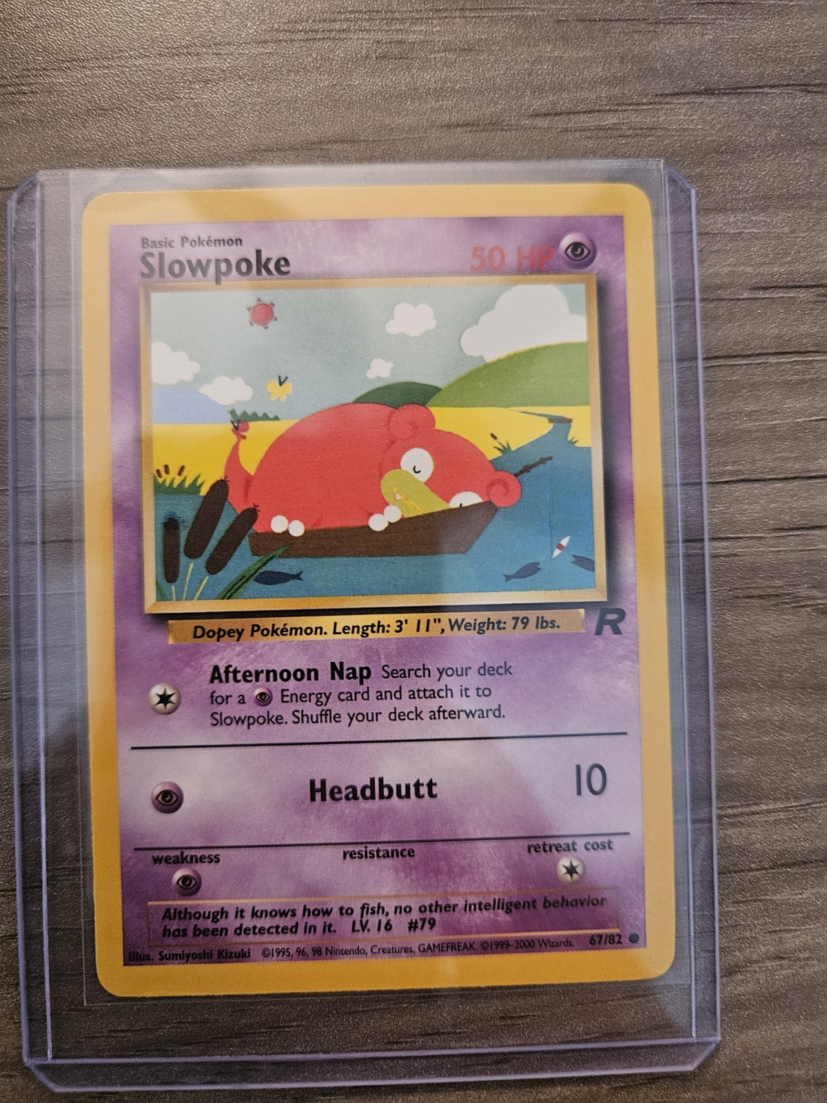 Pokemon Slowpoke 67/82 Excellent Condition