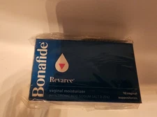 Bonafide Revaree Vaginal Moisturizer 10 Vaginal Suppositories Exp 11/30/2026