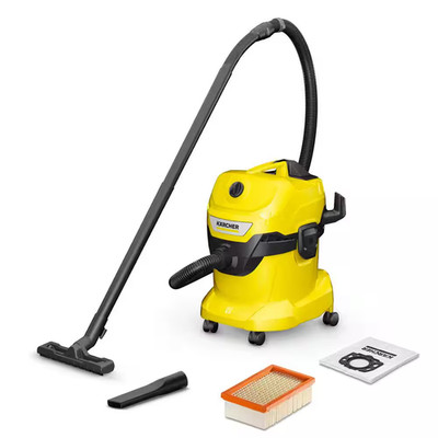 WD 4 Multi-Purpose 5.3 Gal. Wet/Dry Shop Vacuum Cleaner with Attachments-1100W-2