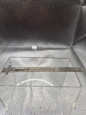 Snap On Tools SPP380 Pocket 6'' Ruler Depth Gauge   Build For a Metric Future