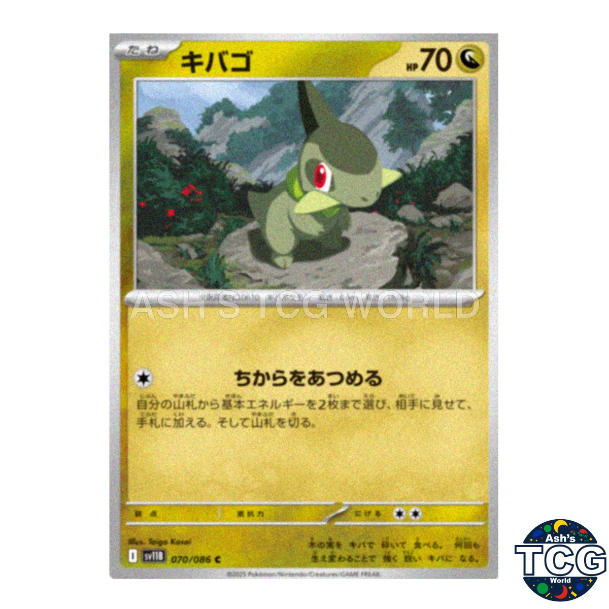 Axew C 070/086 SV11B Black Bolt Pokemon Card Japanese