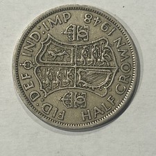 1948 George VI Half Crown Coin