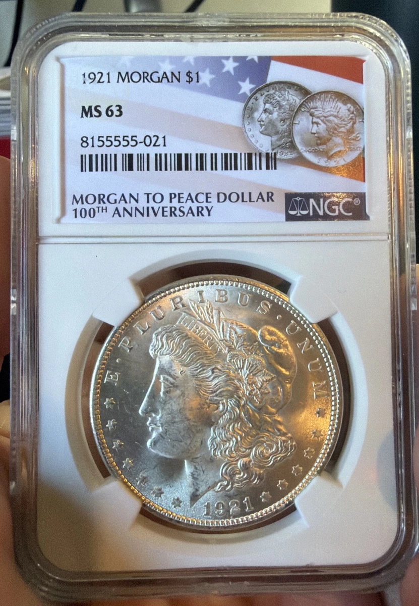 MS 63 Graded 1921 Year Morgan US Dollars (1878-1921) for sale | eBay