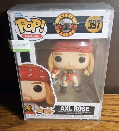 Funko Pop Rocks Guns N Roses Axl Rose #397 With Protector