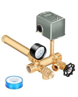 #ad Upgraded 1quot;x 11quot;Well Pressure Tank Tee Kit 5.9quot; x 12.5quot; x 3.5quot; Orichalcum $55.24