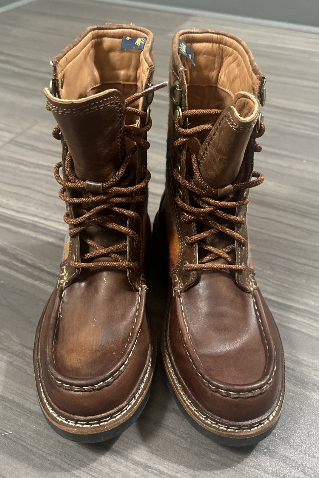 Pendleton Clarks Collaboration High Ankle Leather… - image 19