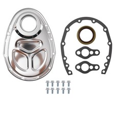 Sbc Timing Chain Cover For Chevy 283 327 350 383 400 W Bolts Washers Chrome Sbc Timing Chain Cover For Chevy 283 327 350 383 400 W Bolts Washers Chrome
