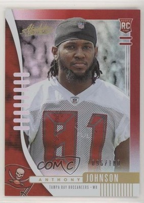 2019 Panini Absolute Red Spectrum 96/100 Anthony Johnson #191 Rookie RC y0i