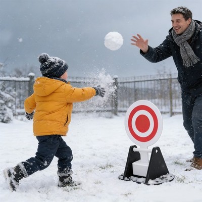 Automatic Reset Target Interactive Game Snowball Paintballs Training Target SET