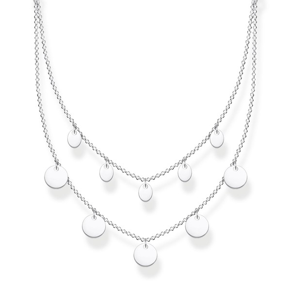 Thomas Sabo Halskette Mit AnhäNger Damen Coins Silber KE1961-001-21-image