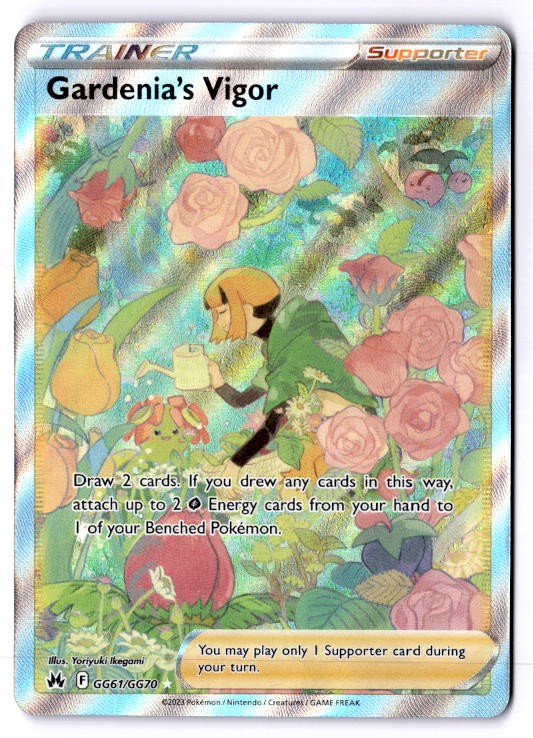 Gardenia's Vigor Ultra Rare SWSH: Crown Zenith: Galarian Gallery GG61/GG70 NM