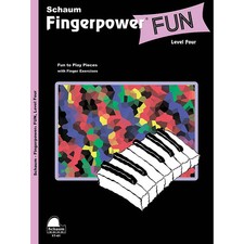 SCHAUM Fingerpower Fun Level 4 Inter Level Educational Piano Book
