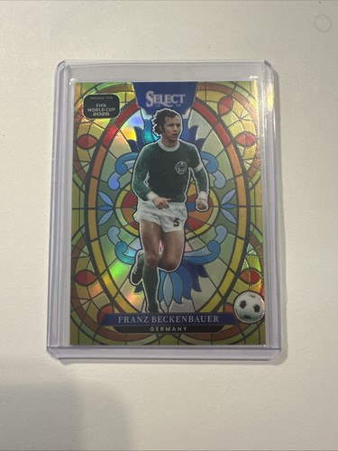 Franz Beckenbauer #24 2025 Panini Select Road to FIFA Stained Glass card